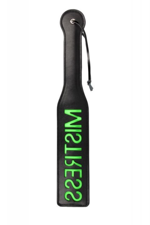'Mistress'' Paddle - Glow in the Dark - Black/Neon Green 'Mistress'' Paddle - Glow in the Dark - Black/Neon Green