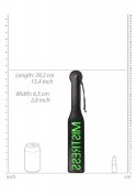 &#039;Mistress&#039;&#039; Paddle - Glow in the Dark - Black/Neon Green