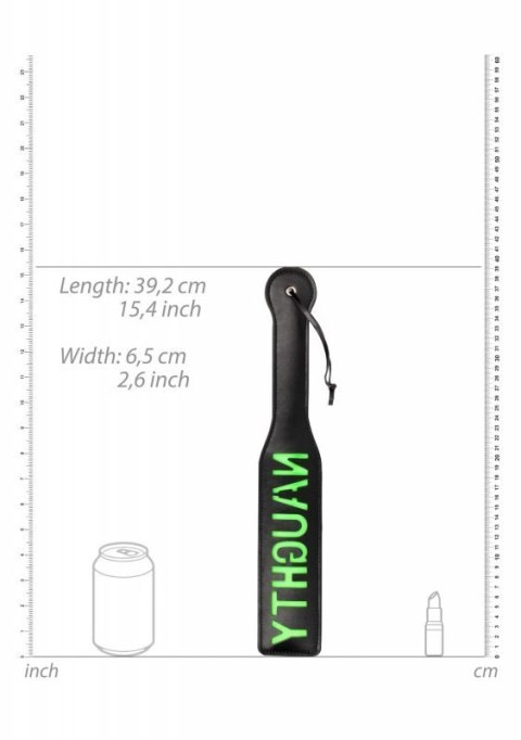 'Naughty'' Paddle - Glow in the Dark - Black/Neon Green 'Naughty'' Paddle - Glow in the Dark - Black/Neon Green