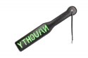 &#039;Naughty&#039;&#039; Paddle - Glow in the Dark - Black/Neon Green