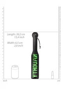 &#039;Naughty&#039;&#039; Paddle - Glow in the Dark - Black/Neon Green