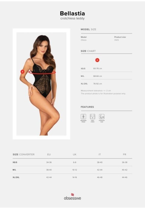Bellastia body otwarte XS/S Bellastia body otwarte XS/S
