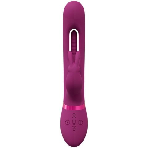 Mika - Triple Rabbit with G-Spot Flapping - Pink Mika - Triple Rabbit with G-Spot Flapping - Pink