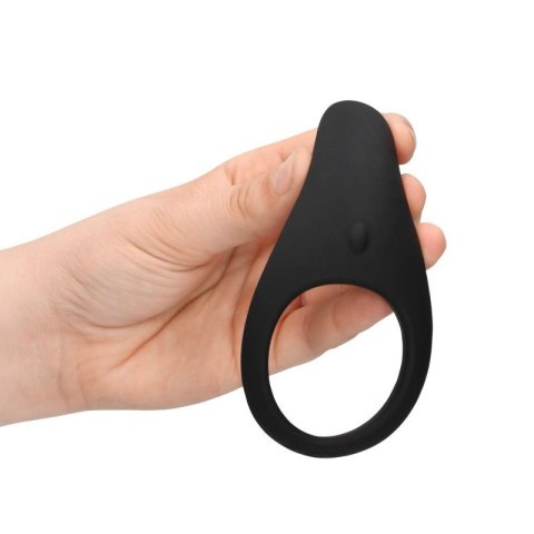 Pointed Vibrating Cock Ring - Licorice Black Pointed Vibrating Cock Ring - Licorice Black