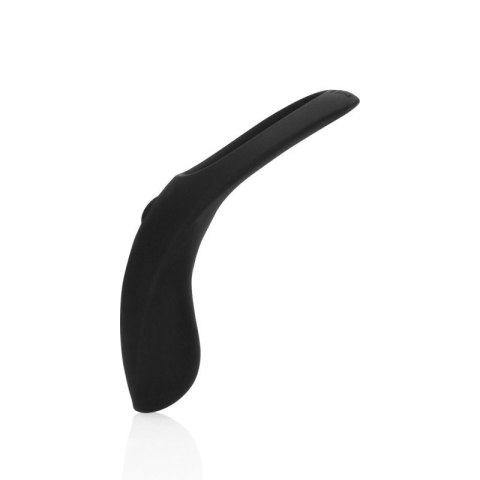 Pointed Vibrating Cock Ring - Licorice Black Pointed Vibrating Cock Ring - Licorice Black