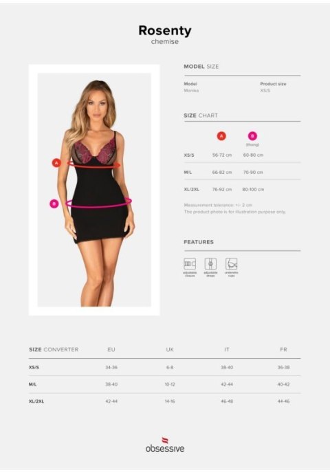 Rosenty koszulka i stringi XS/S Rosenty koszulka i stringi XS/S