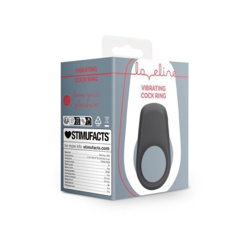 Vibrating Cock Ring - Licorice Black Vibrating Cock Ring - Licorice Black