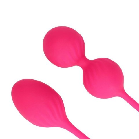 2 Piece Thumping Kegel Ball Set - Wild Strawberry 2 Piece Thumping Kegel Ball Set - Wild Strawberry