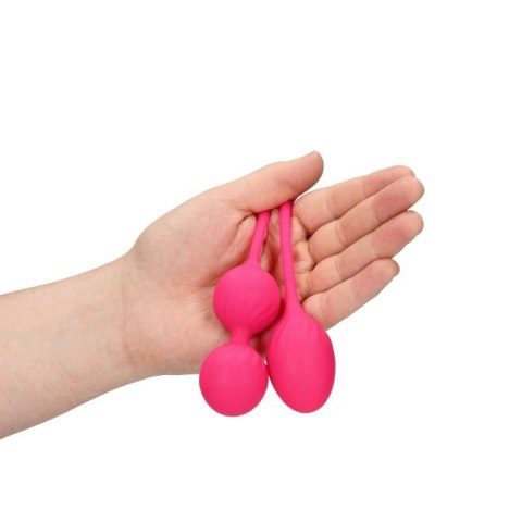 2 Piece Thumping Kegel Ball Set - Wild Strawberry 2 Piece Thumping Kegel Ball Set - Wild Strawberry