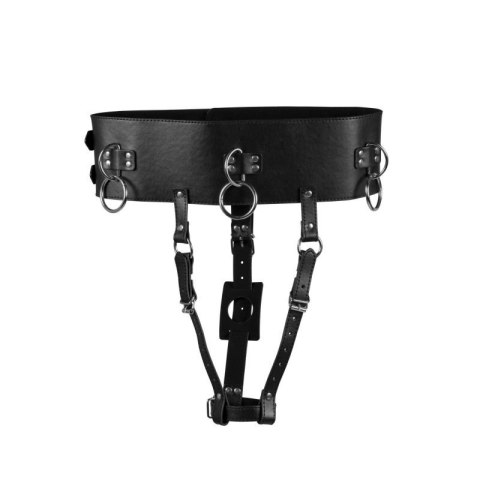 Belt with Vibrator Holder - Black Belt with Vibrator Holder - Black