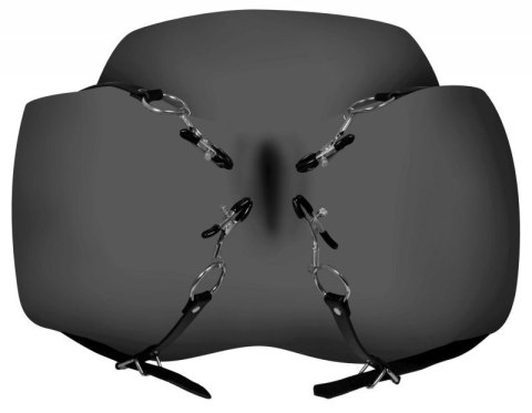 Labia Spreader with Clamps - Black Labia Spreader with Clamps - Black