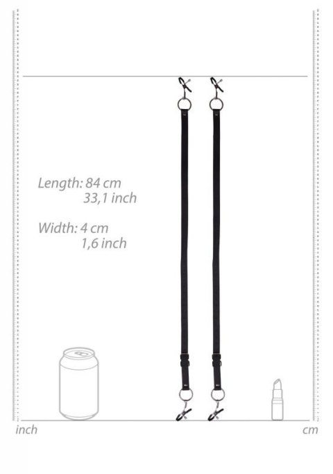 Labia Spreader with Clamps - Black Labia Spreader with Clamps - Black