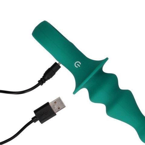 Pawn Shaped Anal Vibrator - Peacock Plume Pawn Shaped Anal Vibrator - Peacock Plume