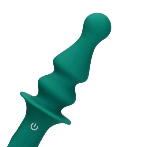 Pawn Shaped Anal Vibrator - Peacock Plume Pawn Shaped Anal Vibrator - Peacock Plume