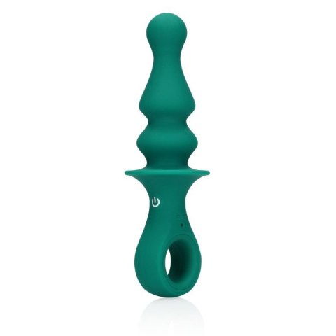 Pawn Shaped Anal Vibrator - Peacock Plume Pawn Shaped Anal Vibrator - Peacock Plume