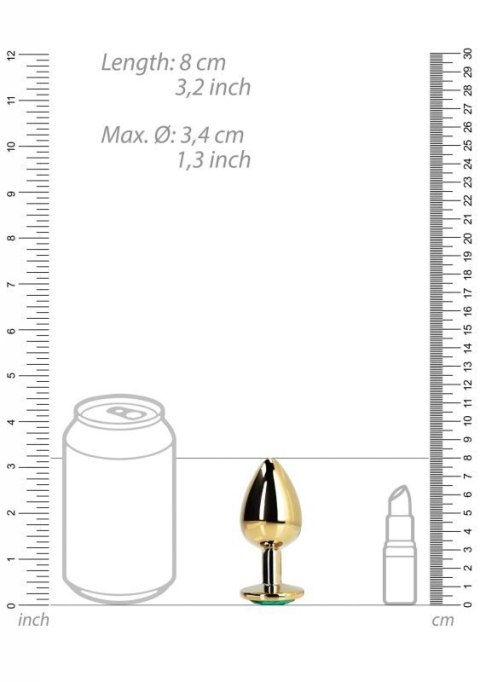 Round Gem Butt Plug - Medium Round Gem Butt Plug - Medium