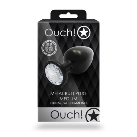 Round Gem Butt Plug - Medium Round Gem Butt Plug - Medium