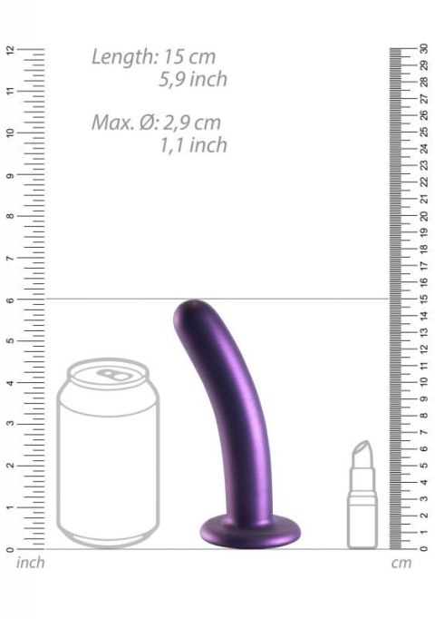 Smooth Silicone G-Spot Dildo - 6'' / 14,5 cm Smooth Silicone G-Spot Dildo - 6'' / 14,5 cm