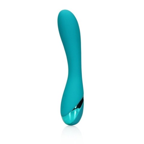 Smooth Silicone G-Spot Vibrator - Teal Blue Smooth Silicone G-Spot Vibrator - Teal Blue