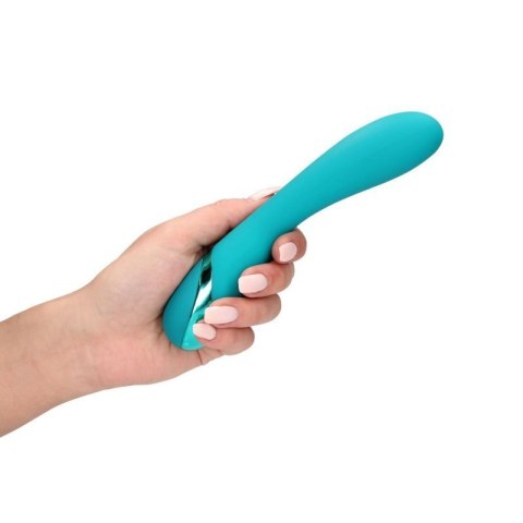 Smooth Silicone G-Spot Vibrator - Teal Blue Smooth Silicone G-Spot Vibrator - Teal Blue