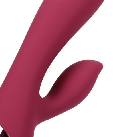 Smooth Silicone Rabbit Vibrator - Dark Cherry Smooth Silicone Rabbit Vibrator - Dark Cherry