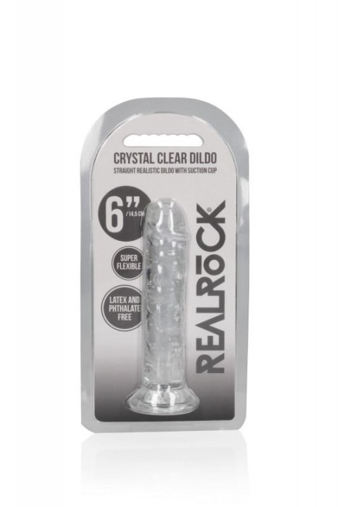 Straight Realistic Dildo with Suction Cup - 6'' / 14,5 Straight Realistic Dildo with Suction Cup - 6'' / 14,5