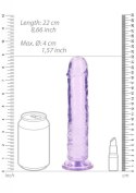Straight Realistic Dildo with Suction Cup - 8&#039;&#039; / 20