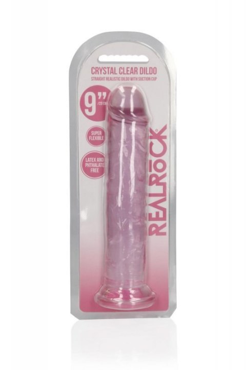 Straight Realistic Dildo with Suction Cup - 9'' / 23 Straight Realistic Dildo with Suction Cup - 9'' / 23