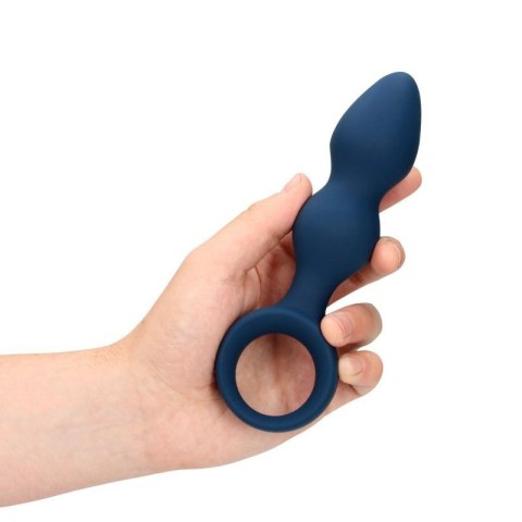 Teardrop Shaped Anal Plug - Large - Baltic Blue Teardrop Shaped Anal Plug - Large - Baltic Blue