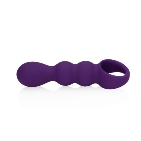 Teardrop Shaped Anal Vibrator - Clear Purple Teardrop Shaped Anal Vibrator - Clear Purple
