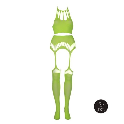 Two Piece with Crop Top and Stockings XL/XXXXL Two Piece with Crop Top and Stockings XL/XXXXL