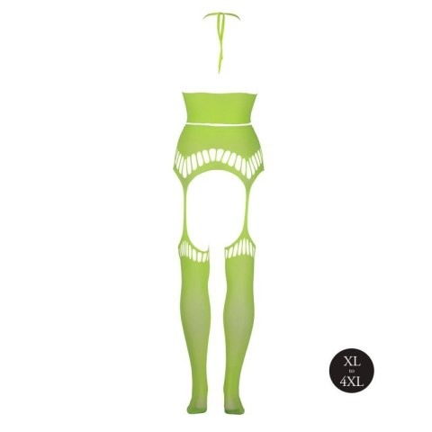 Two Piece with Crop Top and Stockings XL/XXXXL Two Piece with Crop Top and Stockings XL/XXXXL