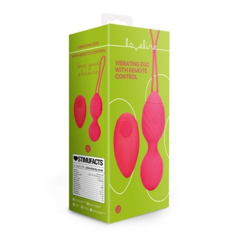 Vibrating Egg with Remote Control - Strawberry Red Vibrating Egg with Remote Control - Strawberry Red