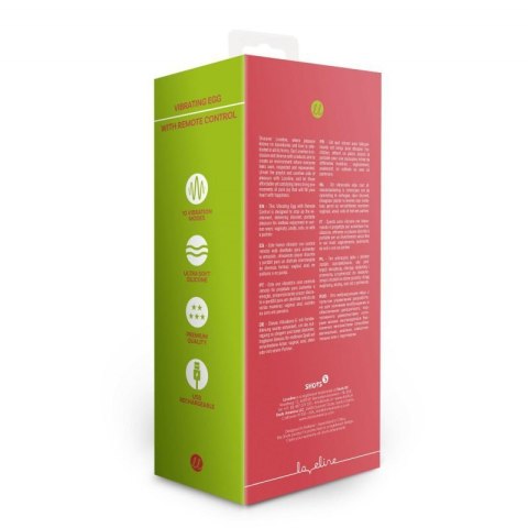 Vibrating Egg with Remote Control - Strawberry Red Vibrating Egg with Remote Control - Strawberry Red