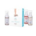 LET&#039;S TRAVEL! Warming gourmet massage oils (Strawberry, Hot Vanilla, Coconut) 3 x 30ml