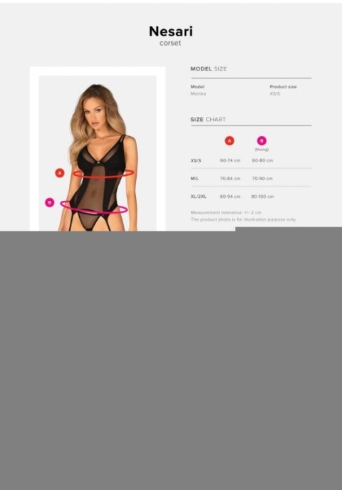 Nesari gorset i stringi M/L Nesari gorset i stringi M/L