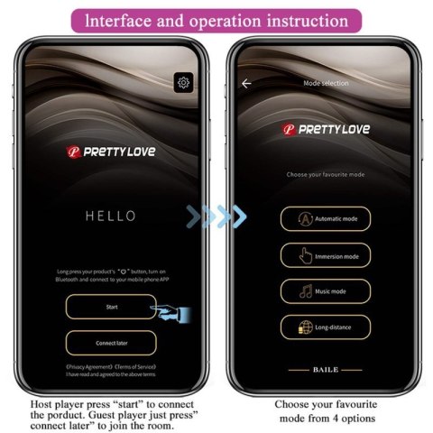 PRETTY LOVE - Baird, 12 vibration functions Mobile APP Long-distance Control PRETTY LOVE - Baird, 12 vibration functions Mobile APP Long-distance Control