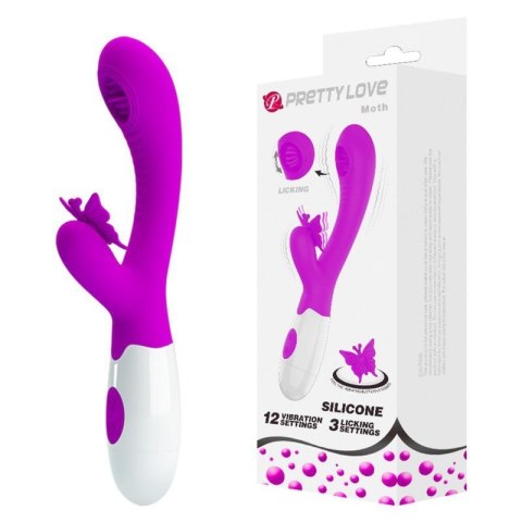 PRETTY LOVE - Moth, 12 vibration functions 3 licking settings PRETTY LOVE - Moth, 12 vibration functions 3 licking settings