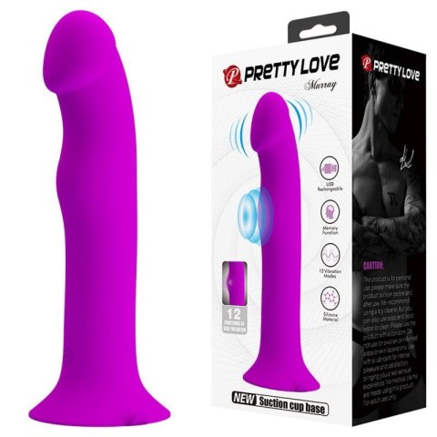 PRETTY LOVE - Murray PURPLE, 12 vibration functions 12 pulse wave settings Suction base PRETTY LOVE - Murray PURPLE, 12 vibration functions 12 pulse wave settings Suction base