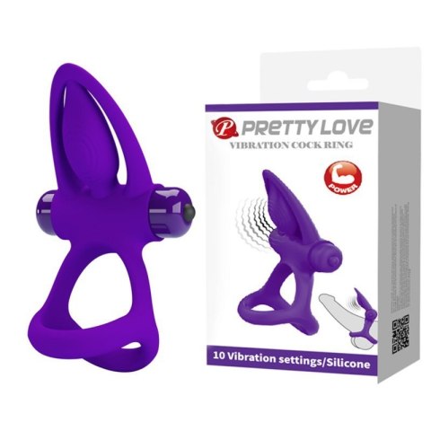 PRETTY LOVE - VIBRATION COCK RING, 10 vibration functions PRETTY LOVE - VIBRATION COCK RING, 10 vibration functions
