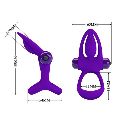 PRETTY LOVE - VIBRATION COCK RING, 10 vibration functions PRETTY LOVE - VIBRATION COCK RING, 10 vibration functions