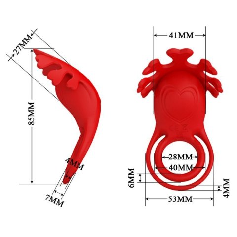 PRETTY LOVE - VIBRATION PENIS RING, Ruben, 7 vibration functions PRETTY LOVE - VIBRATION PENIS RING, Ruben, 7 vibration functions