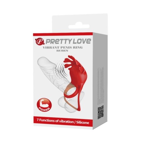 PRETTY LOVE - VIBRATION PENIS RING, Ruben, 7 vibration functions PRETTY LOVE - VIBRATION PENIS RING, Ruben, 7 vibration functions