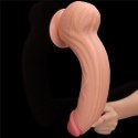 12&#039;&#039; King Sized Sliding Skin Dual Layer Dong