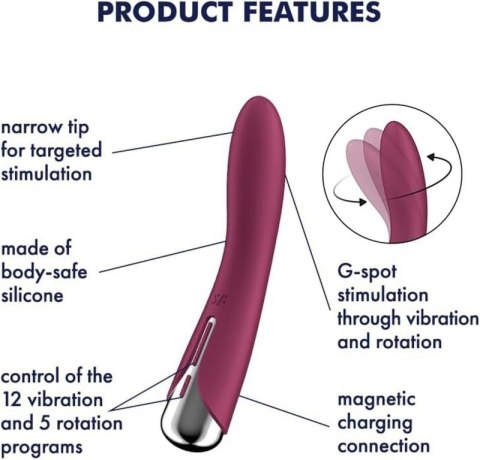 Satisfyer Spinning Vibe 1 Red Satisfyer Spinning Vibe 1 Red