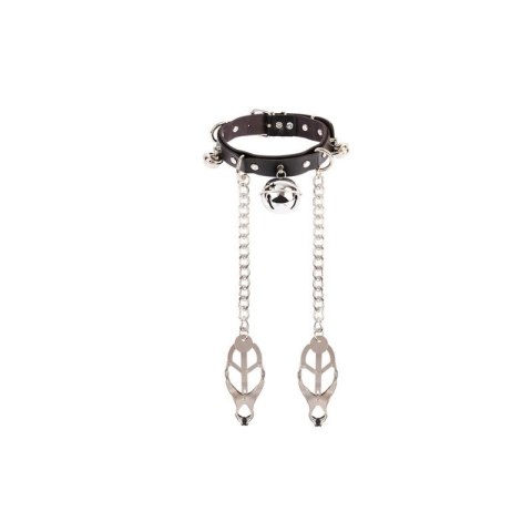 Master Control Collar with Nipple Clamps Master Control Collar with Nipple Clamps