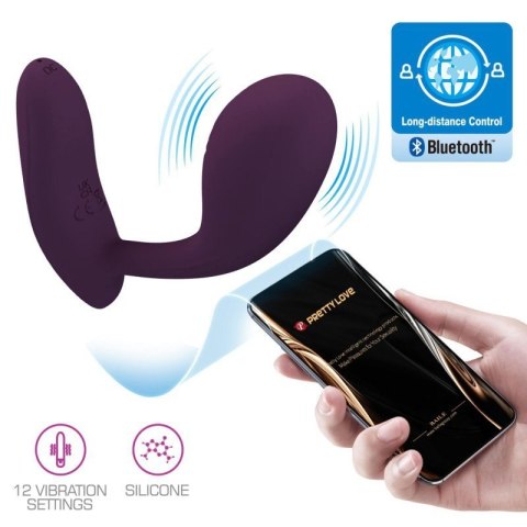 PRETTY LOVE - Baird Purple, 12 vibration functions Mobile APP Long-distance Control PRETTY LOVE - Baird Purple, 12 vibration functions Mobile APP Long-distance Control