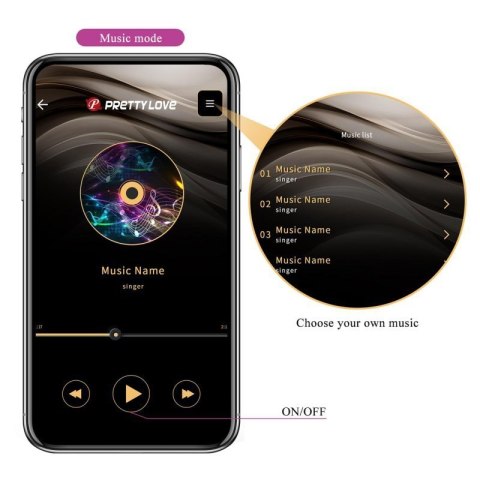 PRETTY LOVE - Baird Purple, 12 vibration functions Mobile APP Long-distance Control PRETTY LOVE - Baird Purple, 12 vibration functions Mobile APP Long-distance Control