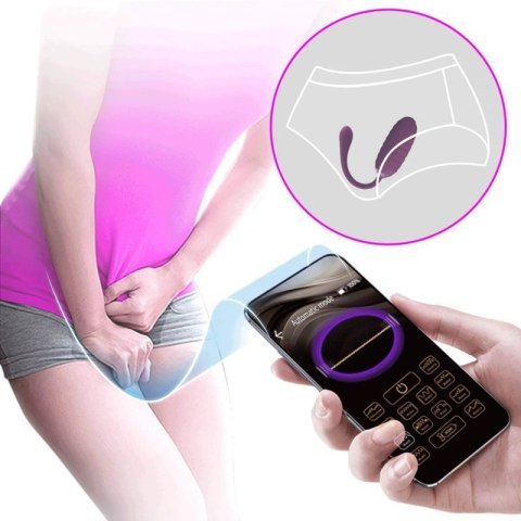 PRETTY LOVE - CASPER Purple 12 vibration functions Mobile APP remote control PRETTY LOVE - CASPER Purple 12 vibration functions Mobile APP remote control