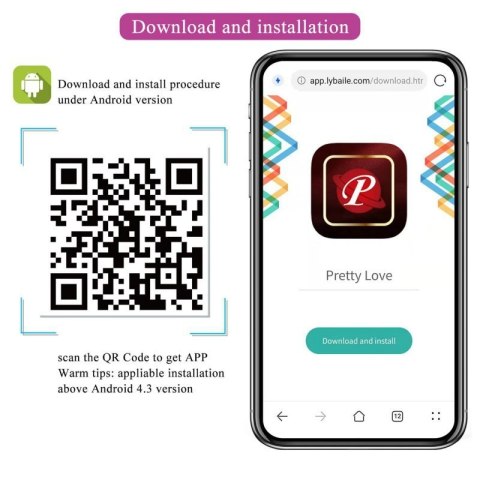 PRETTY LOVE - CASPER Purple 12 vibration functions Mobile APP remote control PRETTY LOVE - CASPER Purple 12 vibration functions Mobile APP remote control